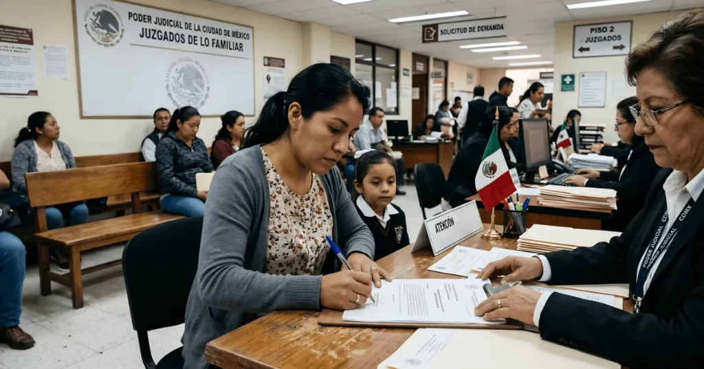 acudir para demandar pension alimenticia